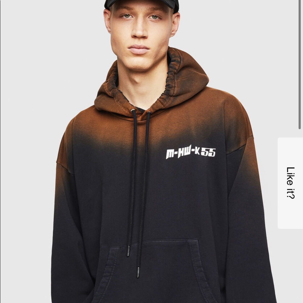 S-ALBY-SUN
Logo hoodie with sun-faded effect